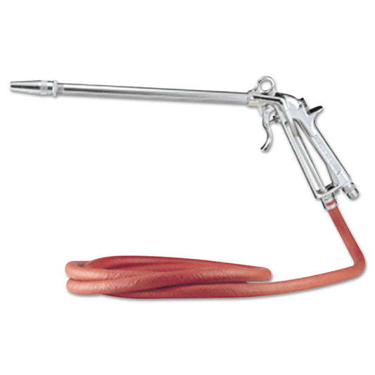 140b Spray Gun, 10 Nozzle, 3/8 Dia Fluid Feed, 1/4 Dia Air Feed, Brass
